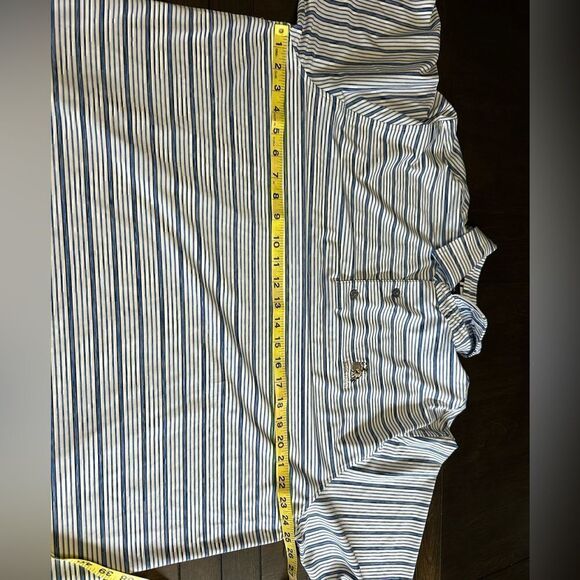 FootJoy Mens XL Twin Eagles Striped Short Sleeve Polo - Picture 7 of 8